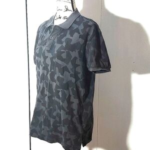 U.S Polo Assn|Vintage Black Horse Heads All Over Print Shirt Mens Sz.XL